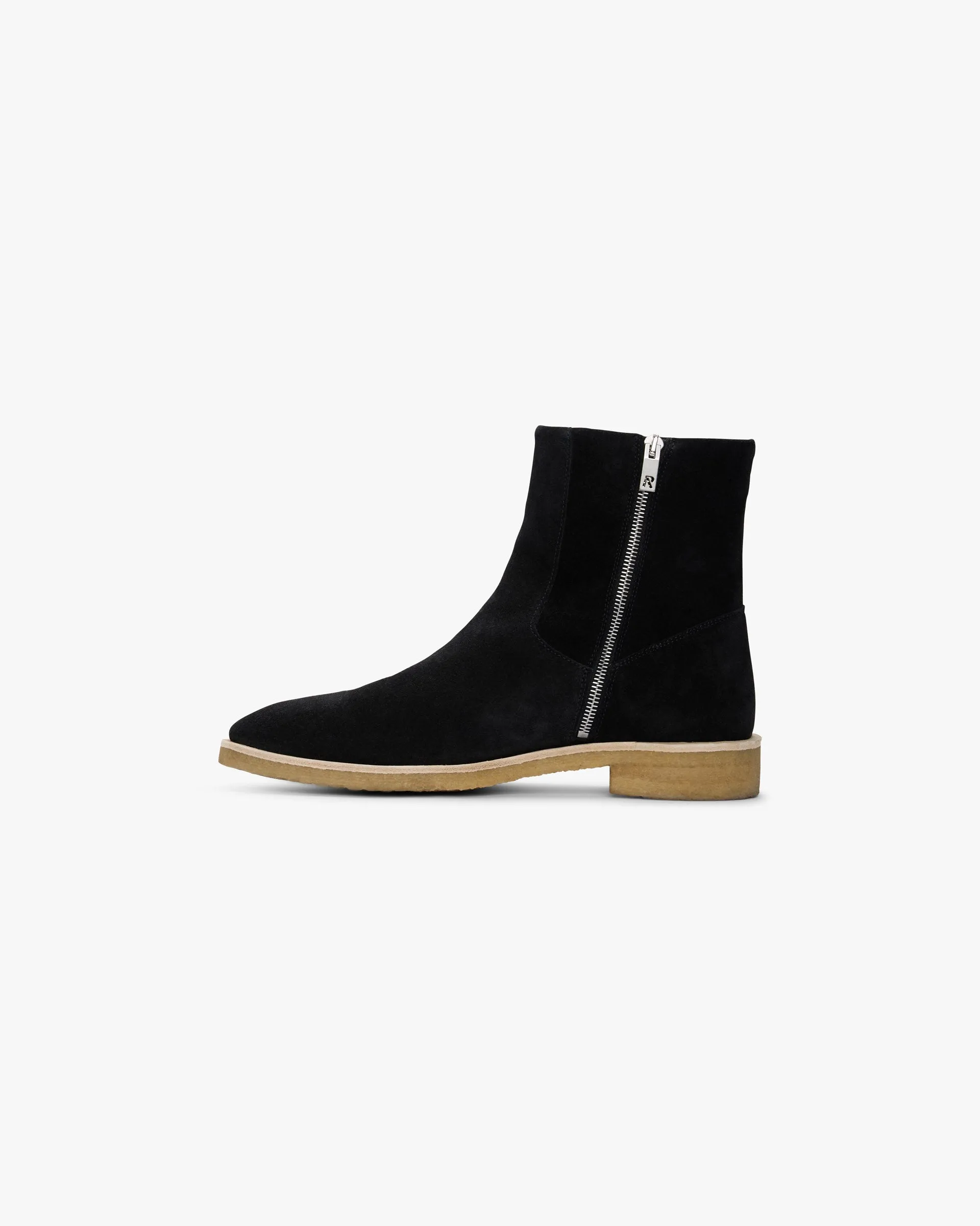 Customizable Fit Crepe Chelsea Boot - Black