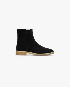 Elegant shock absorption Crepe Chelsea Boot - Black