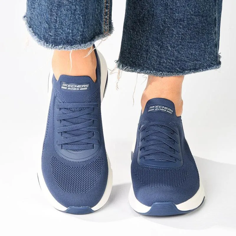 Skechers Bobs Sparrow Flex Sports Sneaker - Navy Flexible Chassis