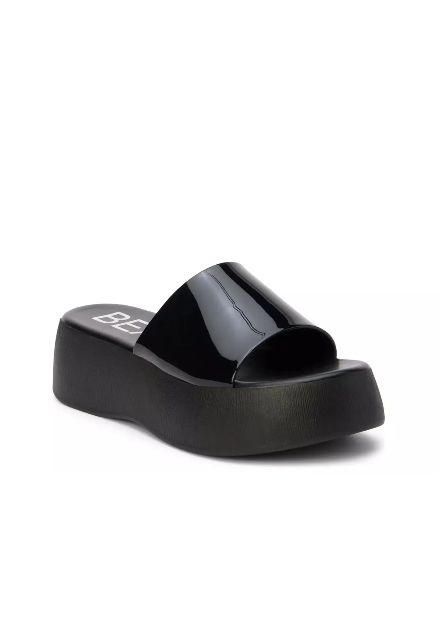 most comfortable Solar Platform Sandals - Black
