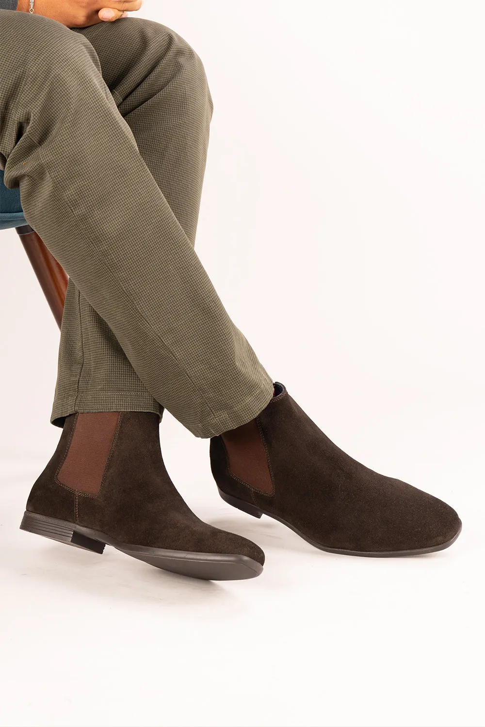 Darwin Brown Suede Seamless Comfort Adventure Seeker