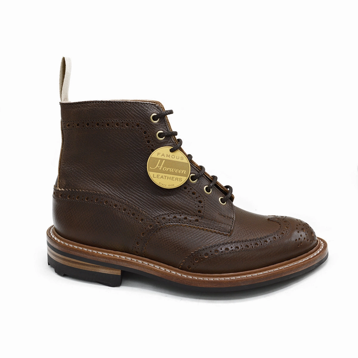 Trickers STOW - Chromexcel (CXL)  Cavalier Hatch (Carolina Brown) Shock Absorbing Weather Resistant User Tokyo Mode