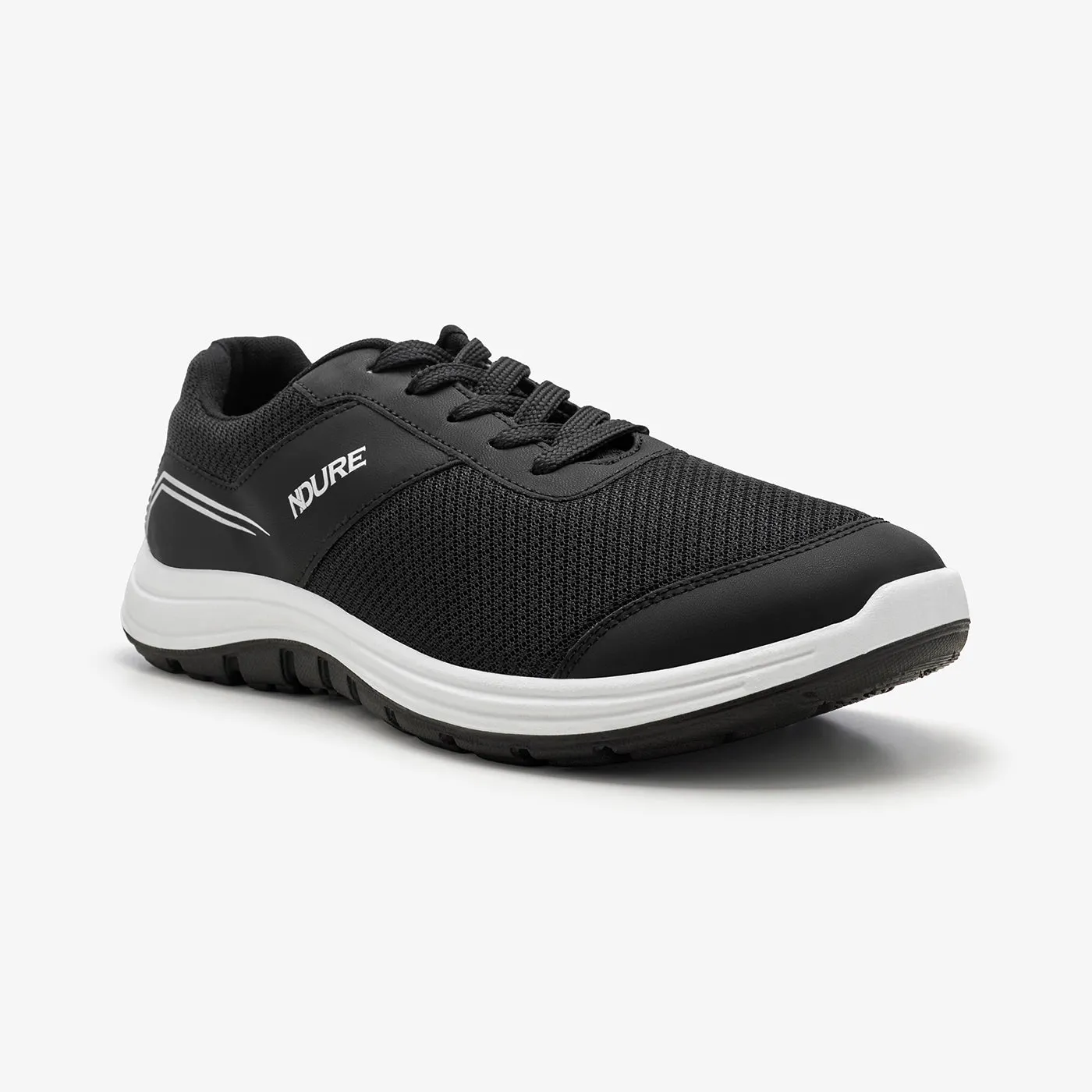 perforated upper Comfortable Footbed Men's Mesh Lace-up Sneakers