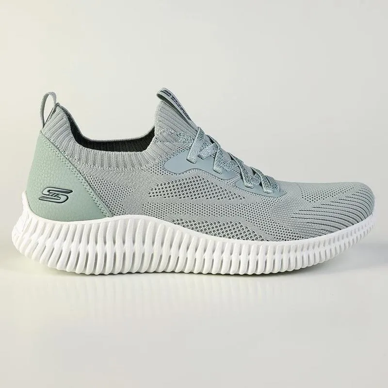 TPR Outsole Foot Arch Skechers Bobs Geo Lite Sports Sneaker - Sage