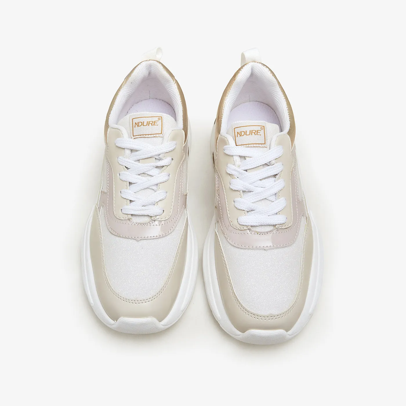 Women's Chunky Sneakers Soft Tongue Design