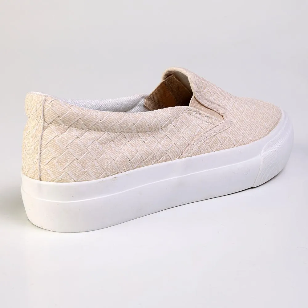 Direct Ladies Fashion Vulcanized Sneakers - Nude Impact Foam Energy Return EVA Foam