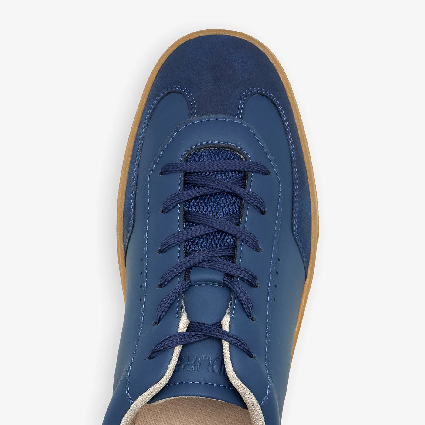 Reinforced Lace Holes Men's Contrast Sole Sneakers