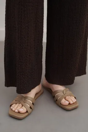 Multi Density Sole MINIMAL STRAPPY SLIDES