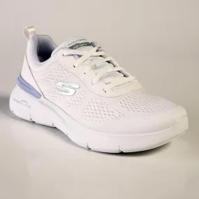 Skechers Skech-Air Dynamight 2.0 Sneaker - White Light Blue Abrasion Resistant Materials