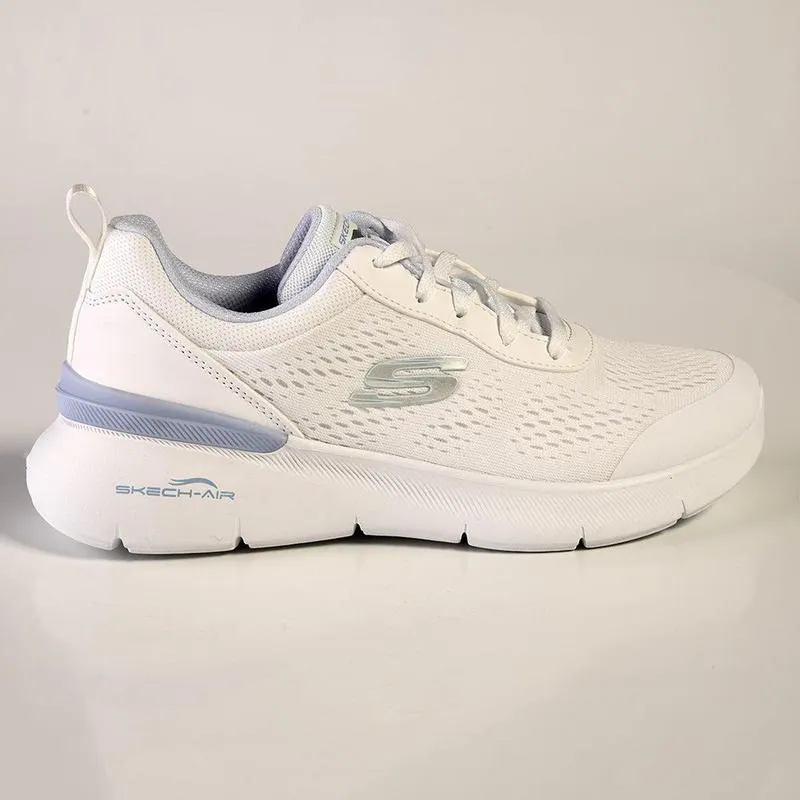Skechers Skech-Air Dynamight 2.0 Sneaker - White Light Blue Walk Ease