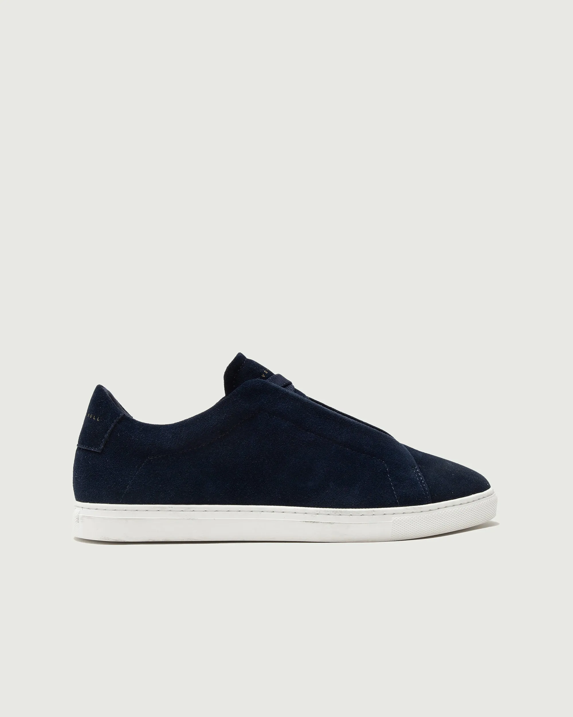 Reinforced Eyelets hikers Low 1 Laceless | Navy Suede