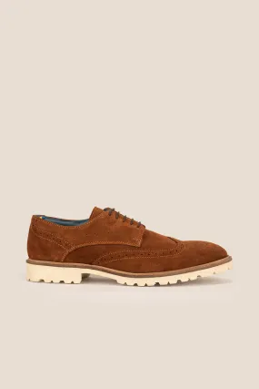 Eli Brown Suede Wide Fit Height Gain