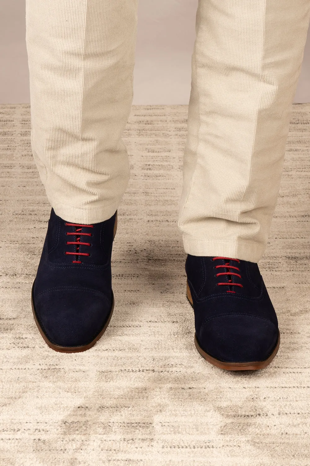 Elise Navy Suede City Prep