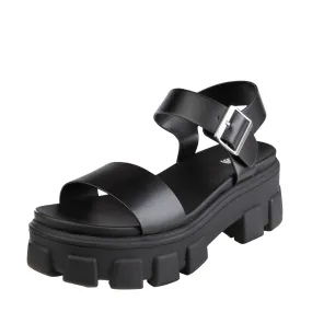 Payless BRASH Women's Glitch Lug Sandal Protective Toe Cap