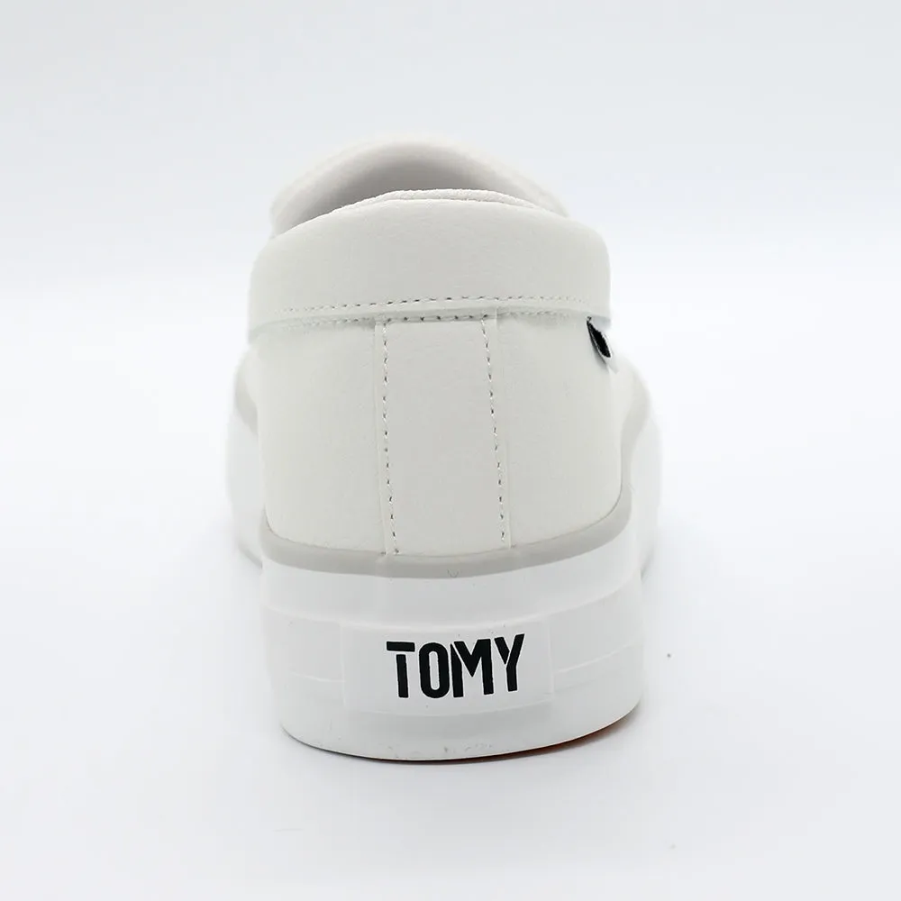 Tomy Arrow Slip On Sneaker - White Resilient Pace