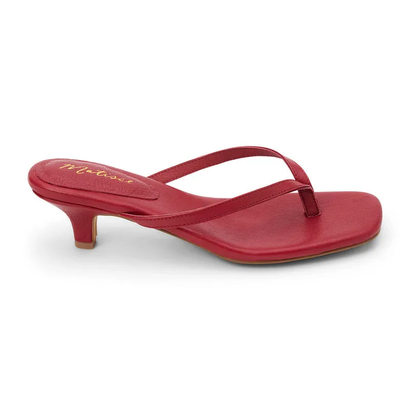student - style Foster Heeled Sandal - Berry
