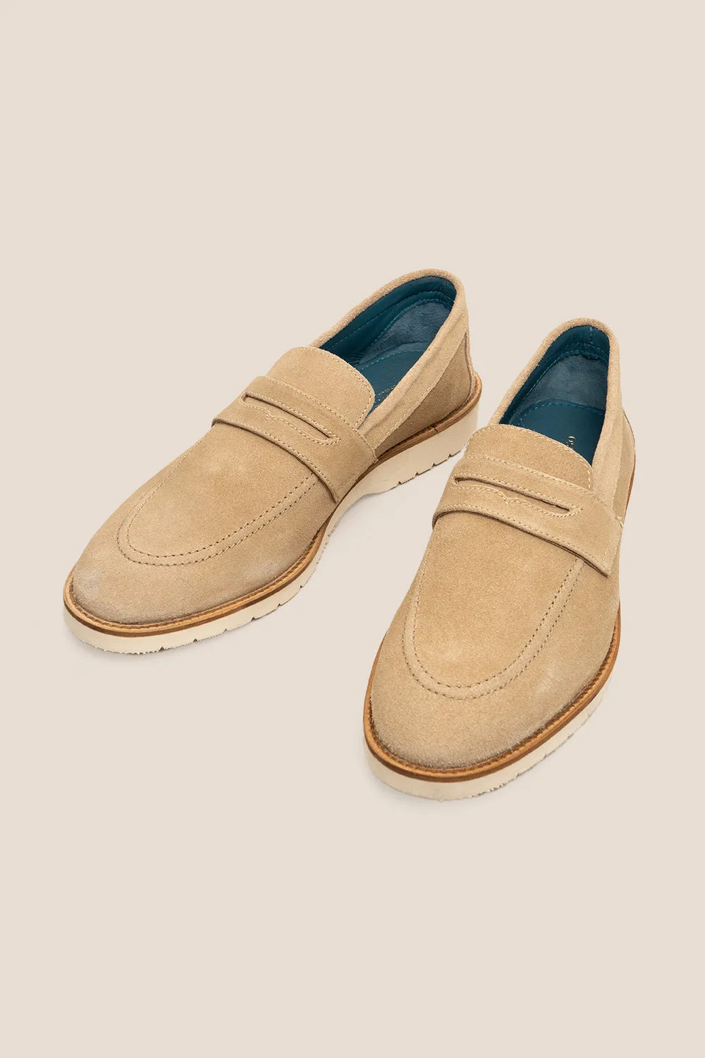 Mason Suede Sand Sunny Walk Rubber Sole