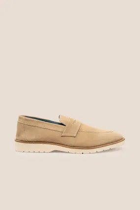 Wood Lane Casual Comfort Fit Mason Suede Sand
