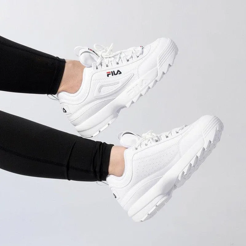 Stable Run FILA Disruptor II Ladies Sneaker - Fila White /Fila Navy /Fila Red