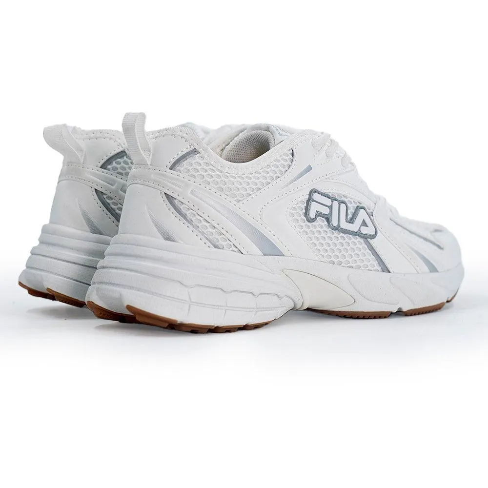 Fresh Ride FILA Stevie Lace Sneaker - White/Silver