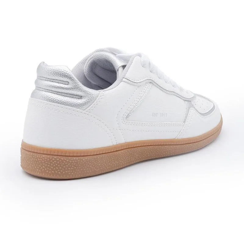 Comfy Fit Comfortable Design FILA Valentia Sneaker - White / Silver
