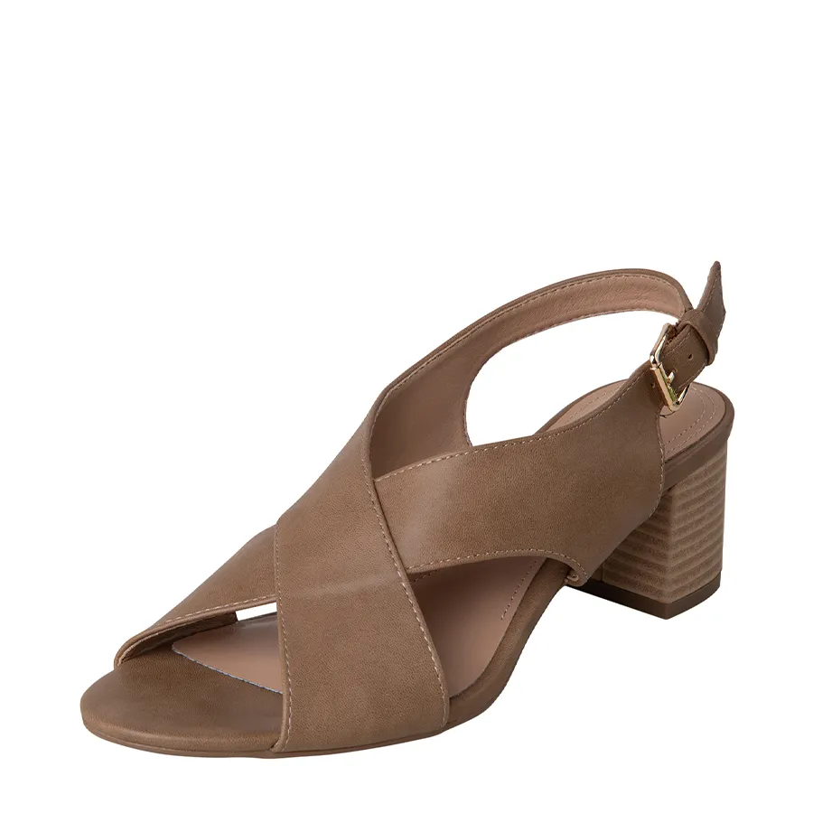 Comfortable Payless Comfort Plus by Predictions Women's Wyona Block Heel Sandal