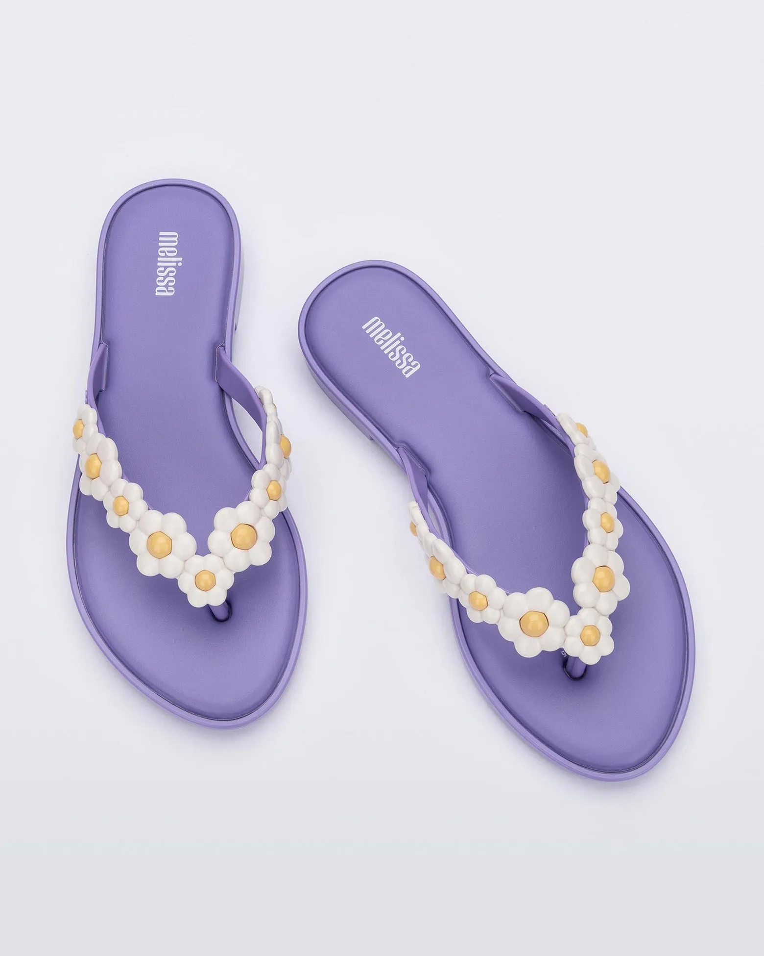 Orthopedic Rocker Sole Odor Resistant Materials Flip Flop Spring - Lilac/White