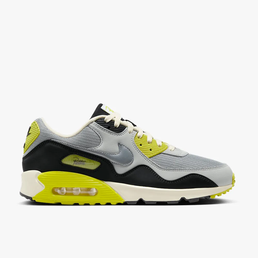 Nike x Patta Air Max 90 SP Particle Grey / Neutral Grey - Cyber Refined performance Elastic Collar