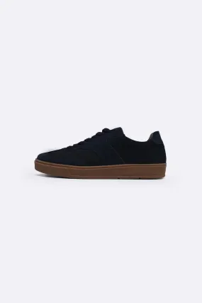 Cushioned Footbed beginner - style LACE-UP LEATHER SNEAKERS