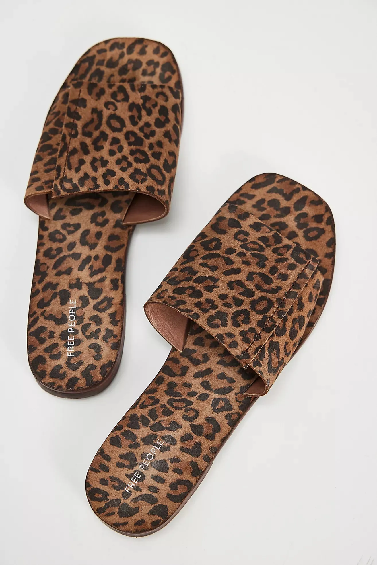 Premium Durability Free People Verona Slide Sandal - Leopard