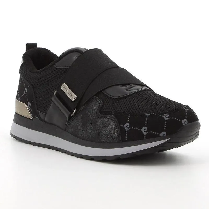 Pierre Cardin Melanie 2 Elasticated Sneaker - Black Ultimate Stability