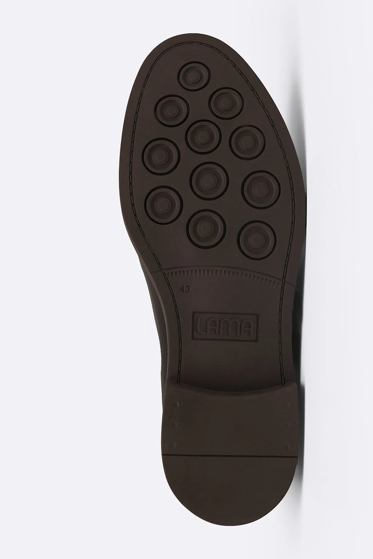 GRAINED LEATHER TASSEL LOAFERS Anti Static Sole