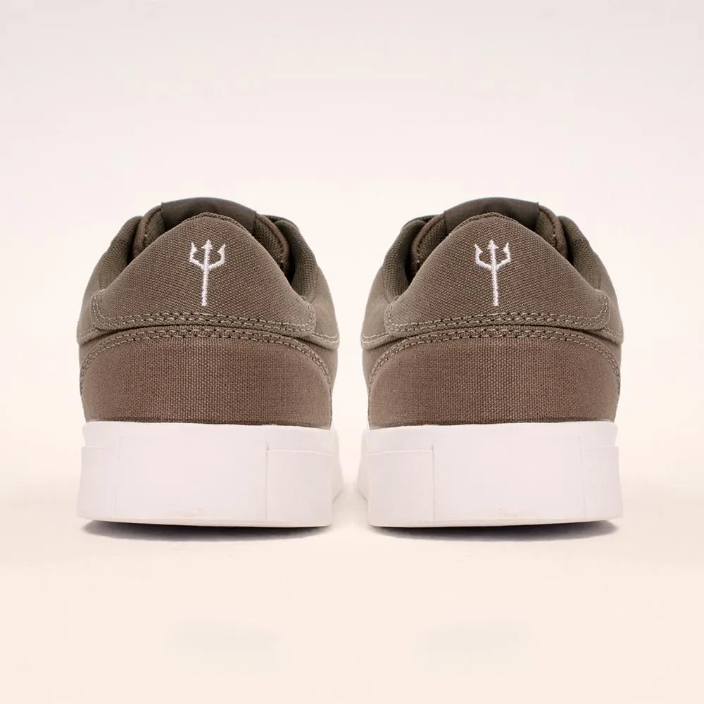 Green T Coastal Cruiser Sneaker - Charcoal Grey Comfortable Front