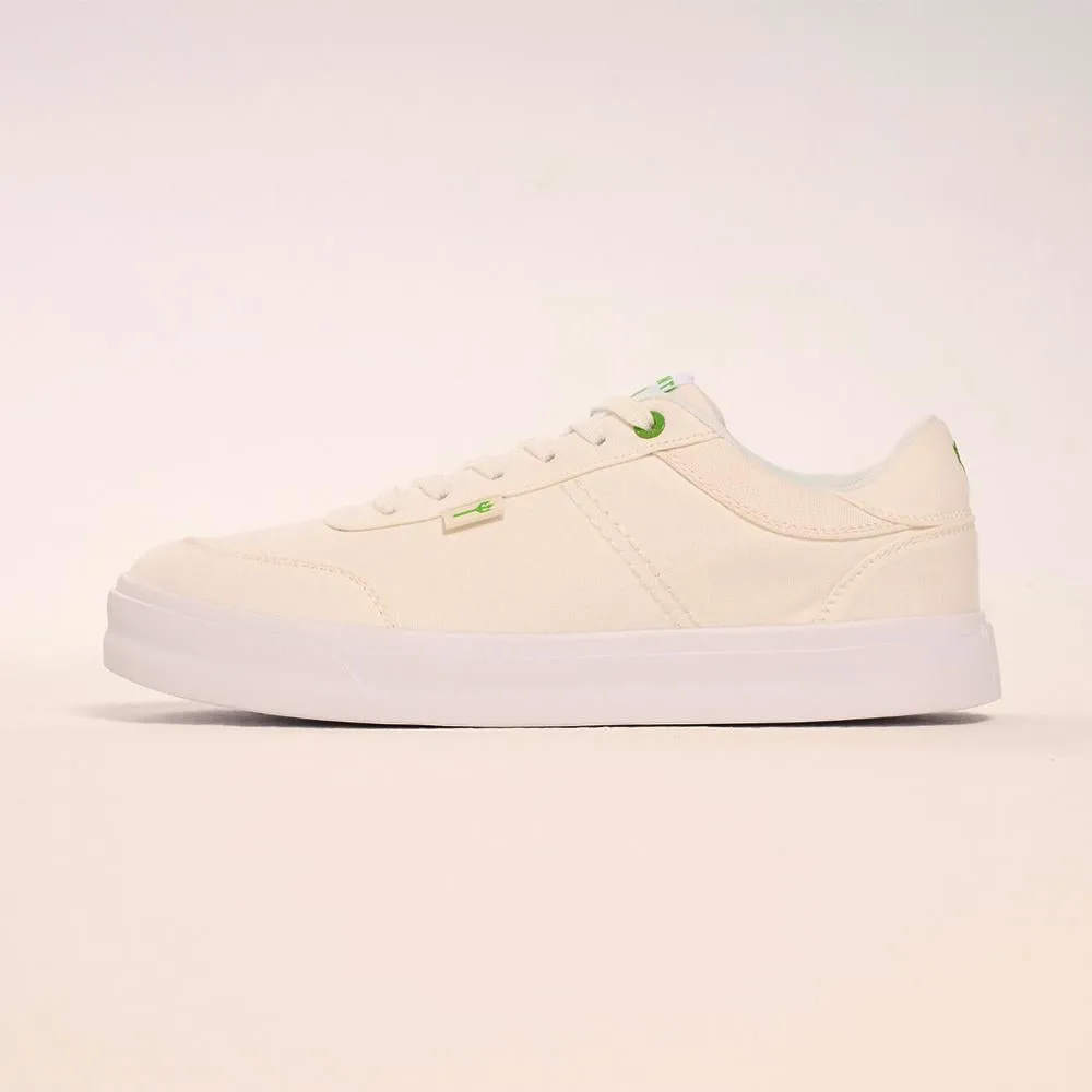 Green T Coastal Cruiser Sneaker - Natural White Slip Zone