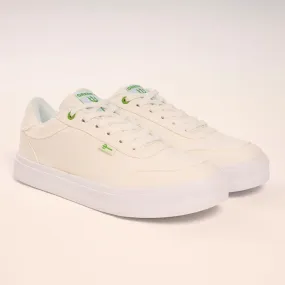 Green T Coastal Cruiser Sneaker - Natural White Simple Aesthetic