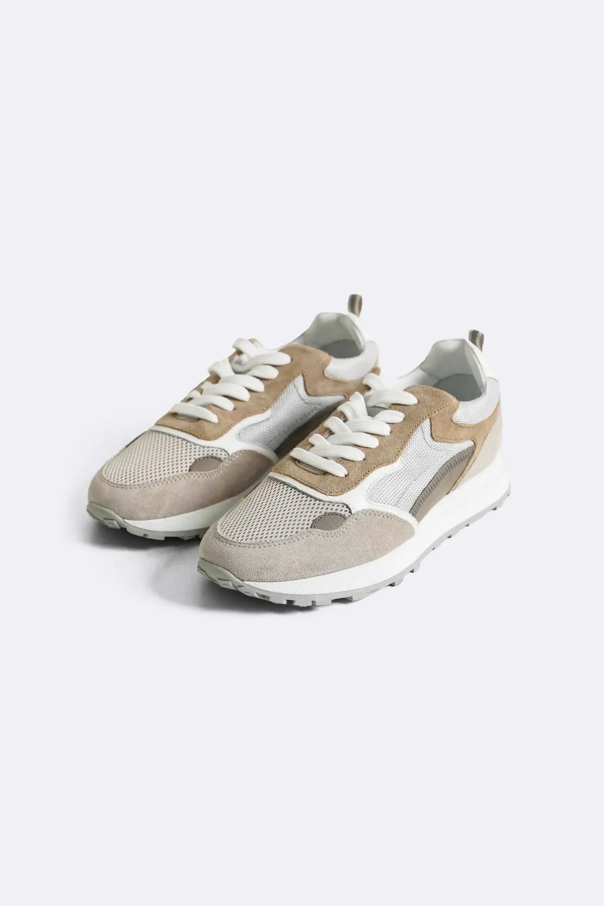 TPU Stability Plate combat boots COLORBLOCK LEATHER SNEAKERS