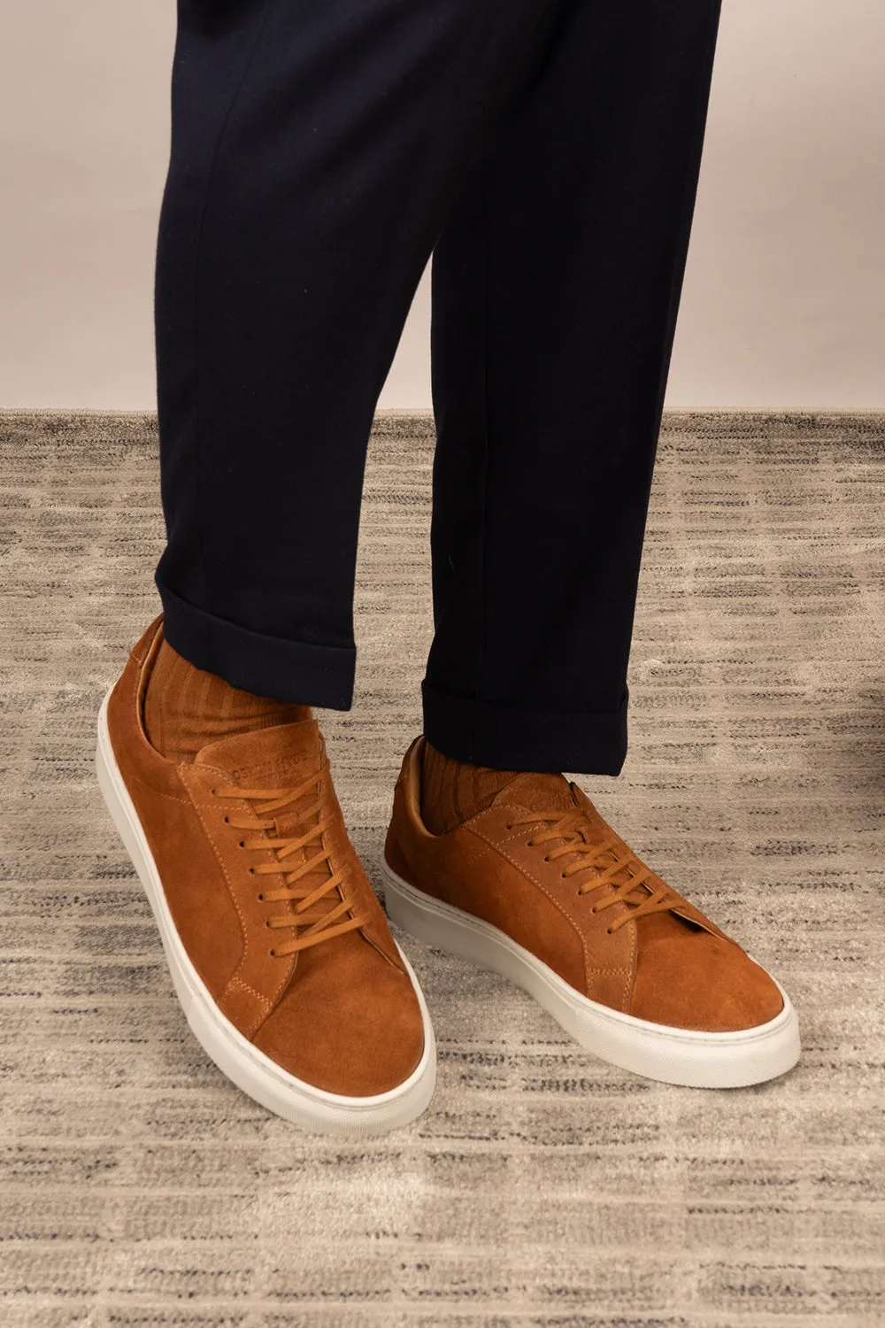 Harper Tobacco Suede Work Break