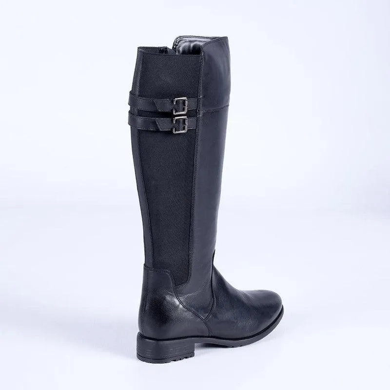 High-Quality Footwear subtle style Hush Puppies Leather Arla Rider Boot - Black