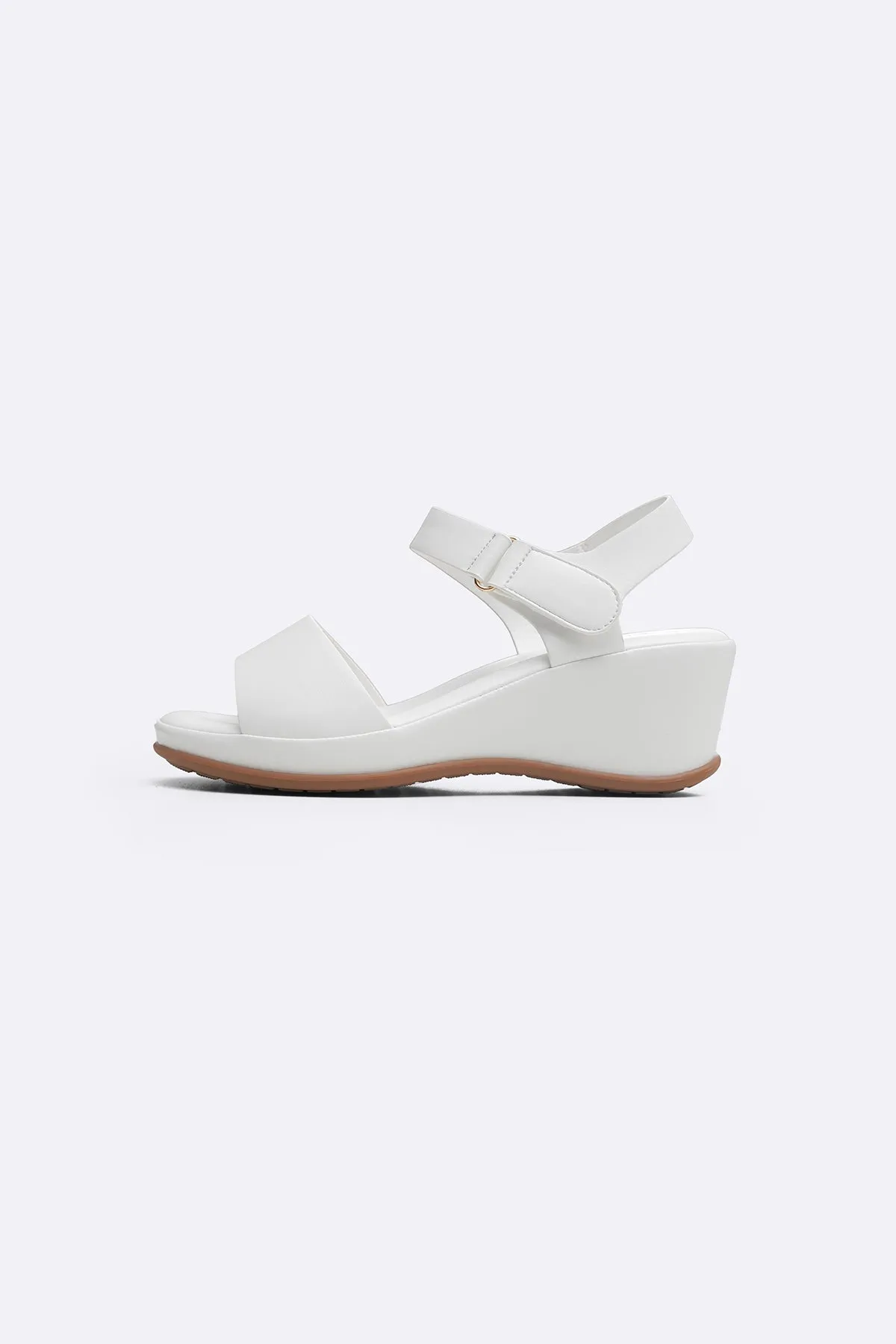 least flexible Iconic Style MAMA WEDGE SANDALS