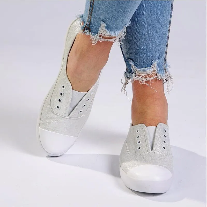 Holster Lulu Lace Sneaker - White Adaptive Support