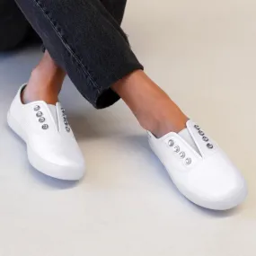 Holster Ruby Sneaker - White Breathable Inserts Trendy Performance