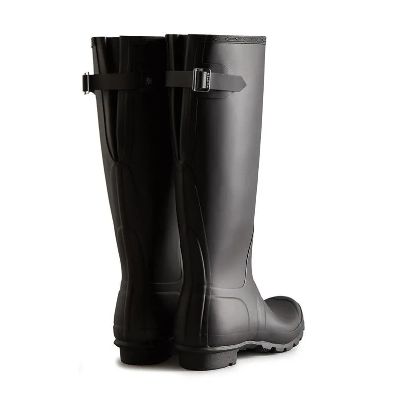 Hunter Original Adjustable Tall Boot - Black Easy To Clean