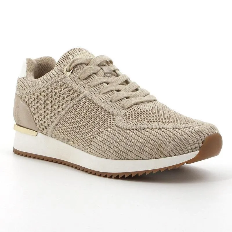 Hush Puppies Remy Flyknit Sneaker - Beige Reinforced Midfoot Ultra-soft comfort