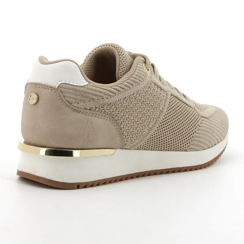 Neutral Style Sturdy Construction Hush Puppies Remy Flyknit Sneaker - Beige