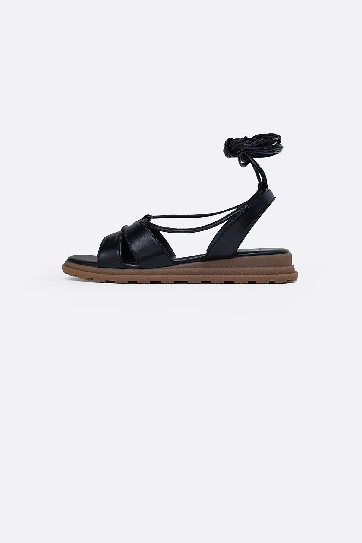 Stiff Ankle Hugging Fit SOFT GLADIATOR SANDALS