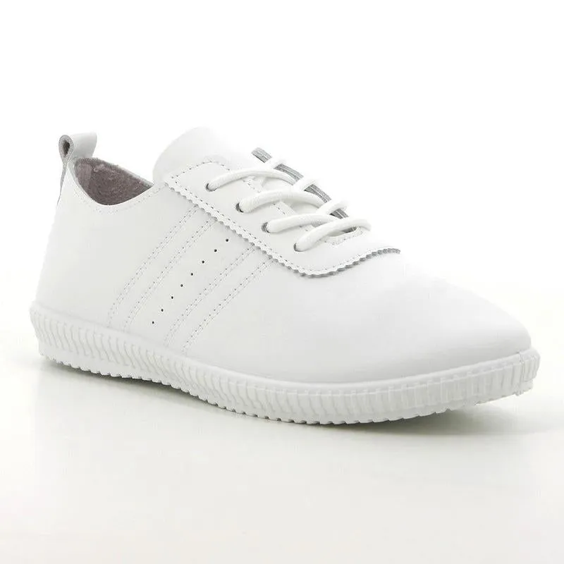 Soft Style By Hush Puppies jesiah Sneaker - White Fashion Accent Compression Molded Foam
