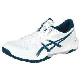 Multi Directional Grip Asics Men's Gel-Rocket 12 - White/Mako Blue