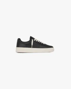 Seamless Interior Structure Initial Sneaker - Leather - Black