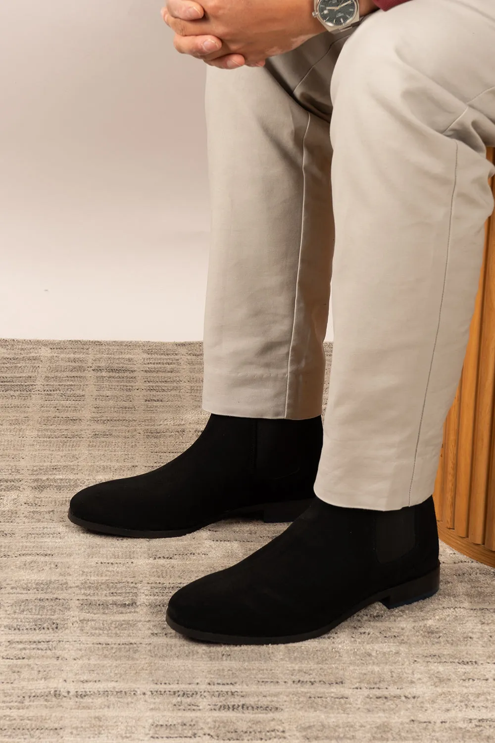 Vinnie Black Comfort arch Work Utility