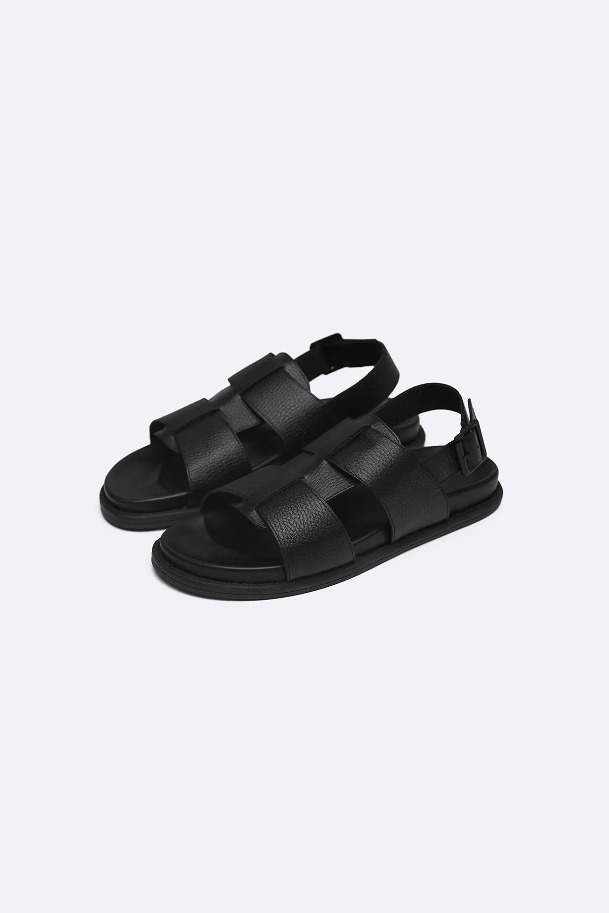 LEATHER SANDALS party - style Mid-top